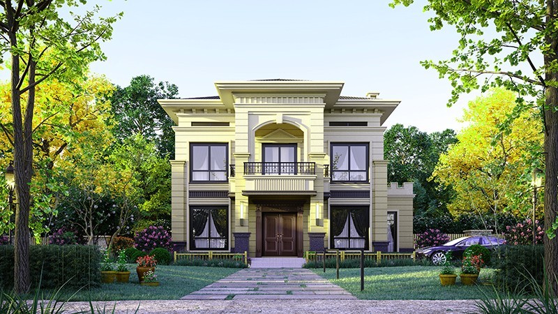 塔城乡村别墅的墙壁通常用什么砖砌？